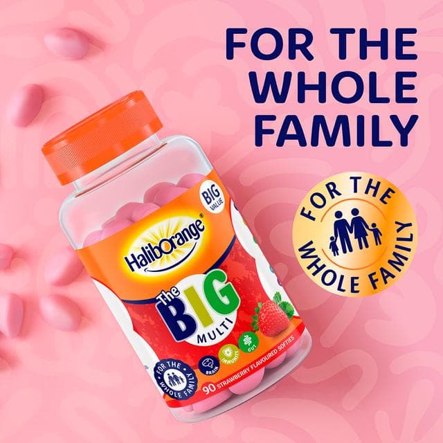 Haliborange the Big Multi Strawberry Flavour Softies x90 - gallery image 3