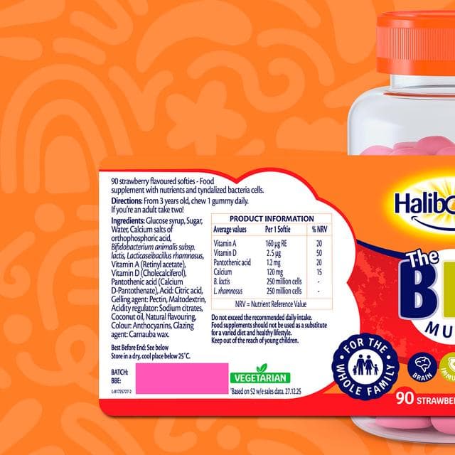 Haliborange the Big Multi Strawberry Flavour Softies x90 - gallery image 5