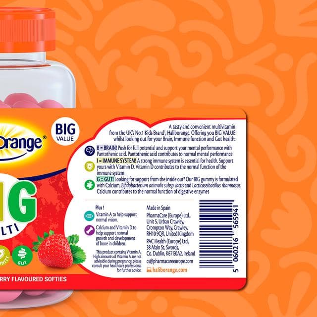 Haliborange the Big Multi Strawberry Flavour Softies x90 - gallery image 6