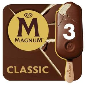 Magnum Classic 3 x 100ml Ice Cream Sticks