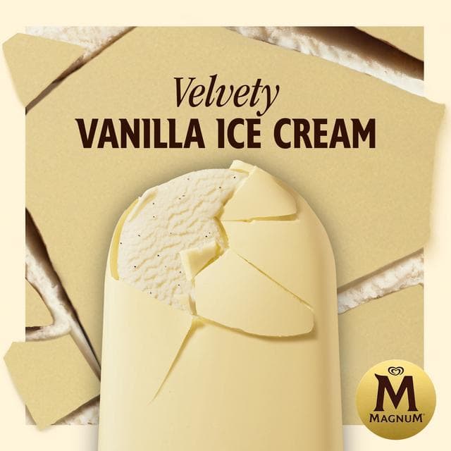 Magnum White Chocolate Ice Cream Sticks 3x100ml - gallery image 3