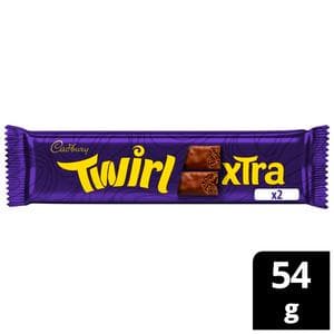 Cadbury 54g Twirl Xtra Duo Chocolate Bar