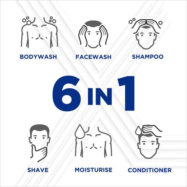 Sanex Men Skin Health Sensitive Care Shower Gel Body Wash 400ml - gallery image 3