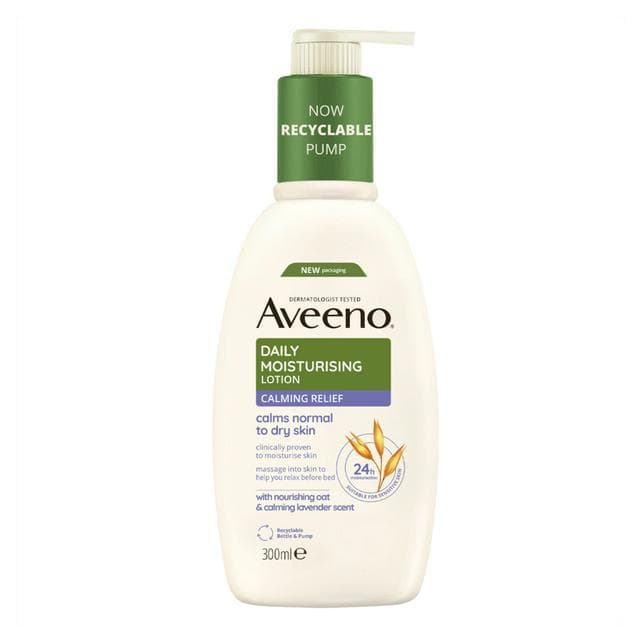 Aveeno Daily Moisturising Lotion Calming Relief Sensitive Skin 300ml - gallery image 1