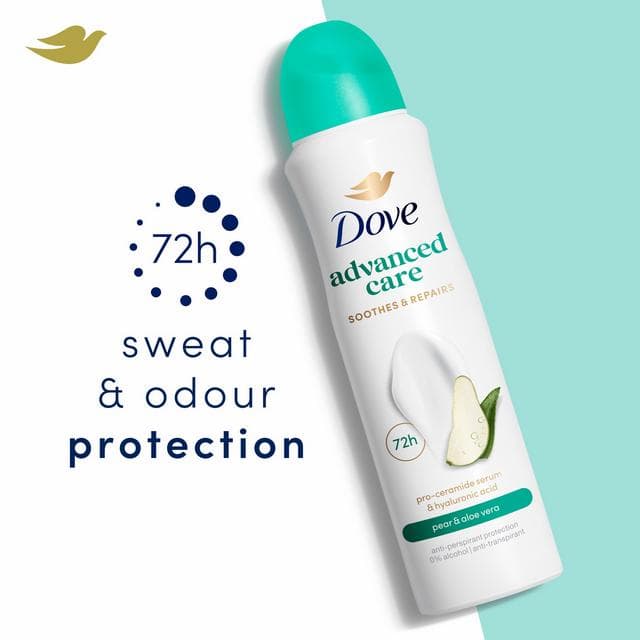 Dove Women Pear & Aloe Vera 72h Advanced Care Antiperspirant Deodorant 200ml - gallery image 3