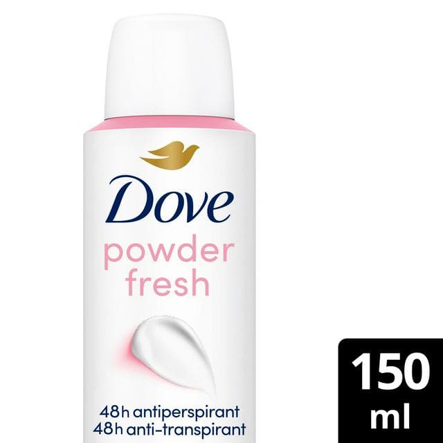 Dove Women Powder 48h Antiperspirant Deodorant 150ml - gallery image 1