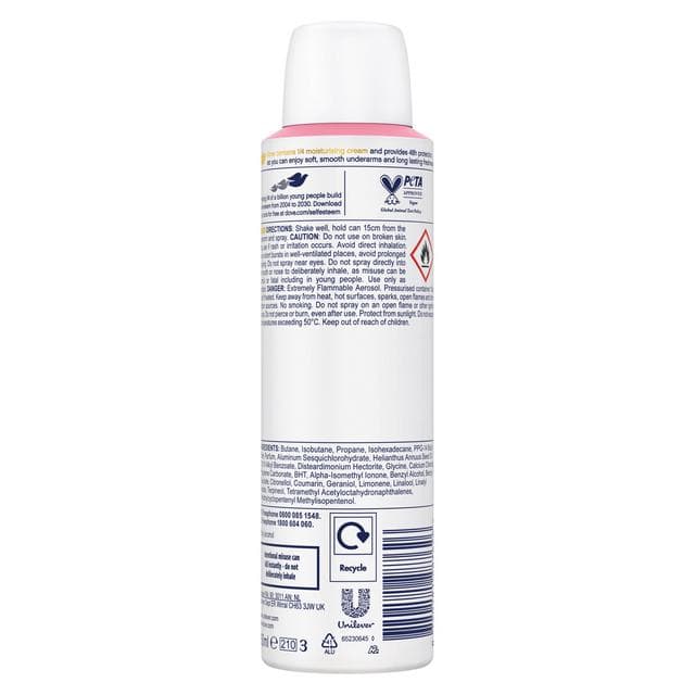 Dove Women Powder 48h Antiperspirant Deodorant 150ml - gallery image 6