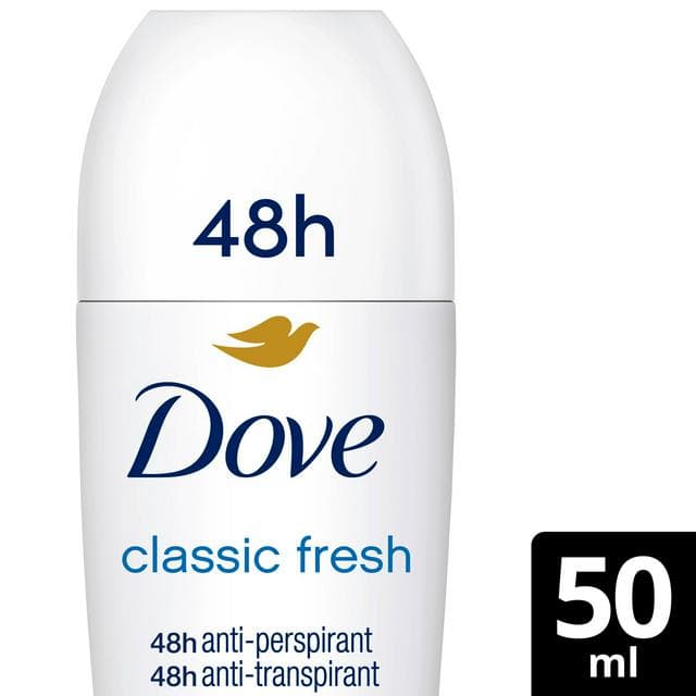 Dove Women Classic 48h Roll On Antiperspirant Deodorant 50ml - gallery image 1