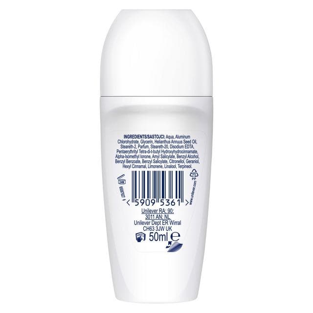 Dove Women Classic 48h Roll On Antiperspirant Deodorant 50ml - gallery image 6