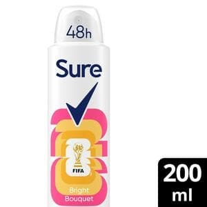 Sure Women 200ml Bright Bouquet 48h Antiperspirant Aerosol Deodorant