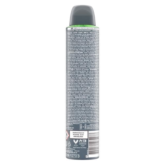 Dove Men+Care Antiperspirant Deodorant Aerosol Extra Fresh 200ml - gallery image 6
