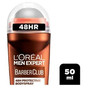 L'Oréal Men Expert 50ml Deodorant Barber Club Roll On Cedarwood Fragrance