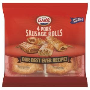 Wall's Pork Sausage Rolls x4 220g