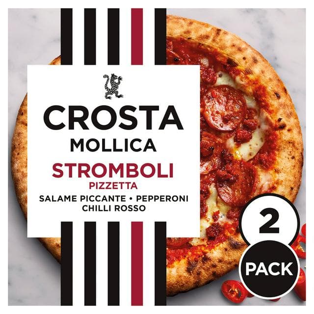 Crosta & Mollica Stromboli Sourdough Pizza Spicy Salami & Pepperoni Crumble 434g - gallery image 1