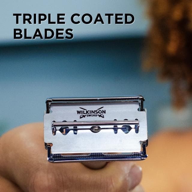 Wilkinson Sword Double Edge Men's Razor with 5 Blade Refills - gallery image 6