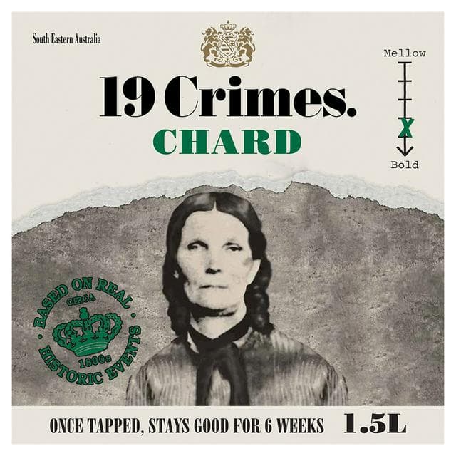 19 Crimes Chard White Boxed Wine 150cl - gallery image 1