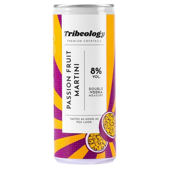 Tribeology Premium Cocktails Passion Fruit Martini 250ml - gallery image 1