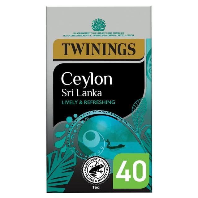Twinings Ceylon Tea Bags x40 100g - gallery image 1