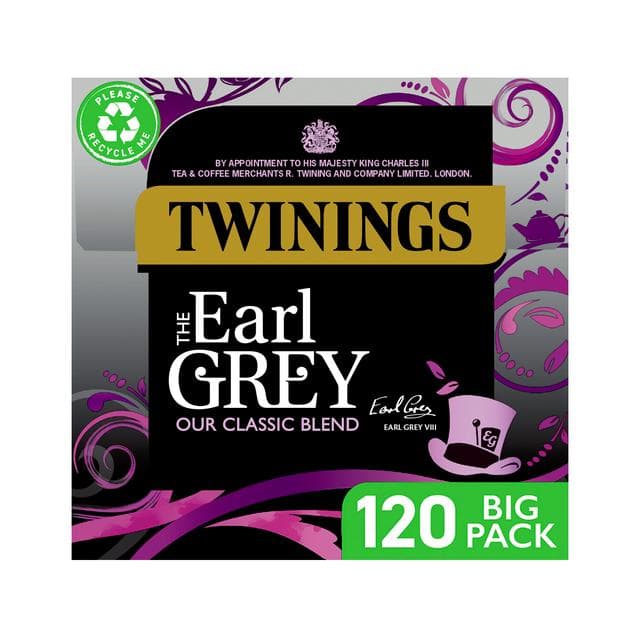 Twinings the Earl Grey Plant Based Tea Bags x120 300g - gallery image 2