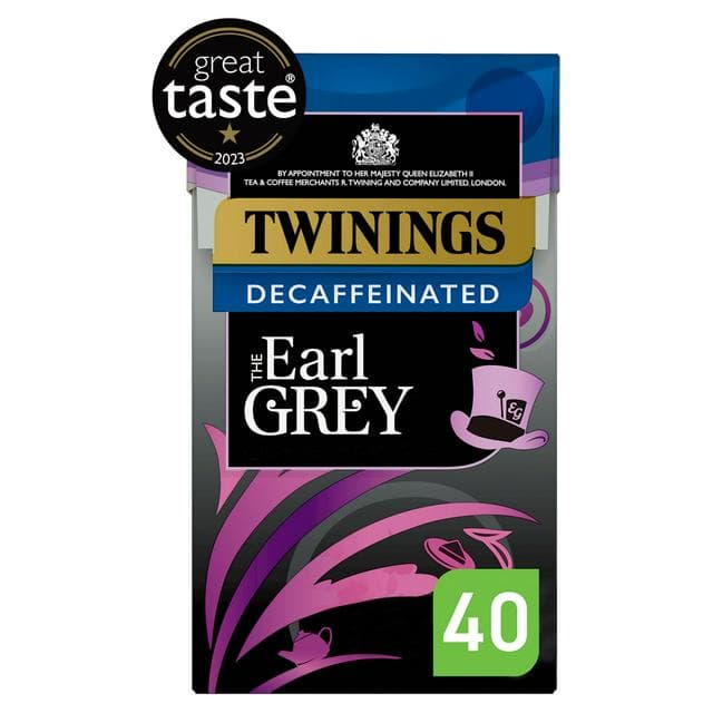 Twinings the Earl Grey Decaffeinated Plant Based Tea Bags x40 100g - gallery image 1