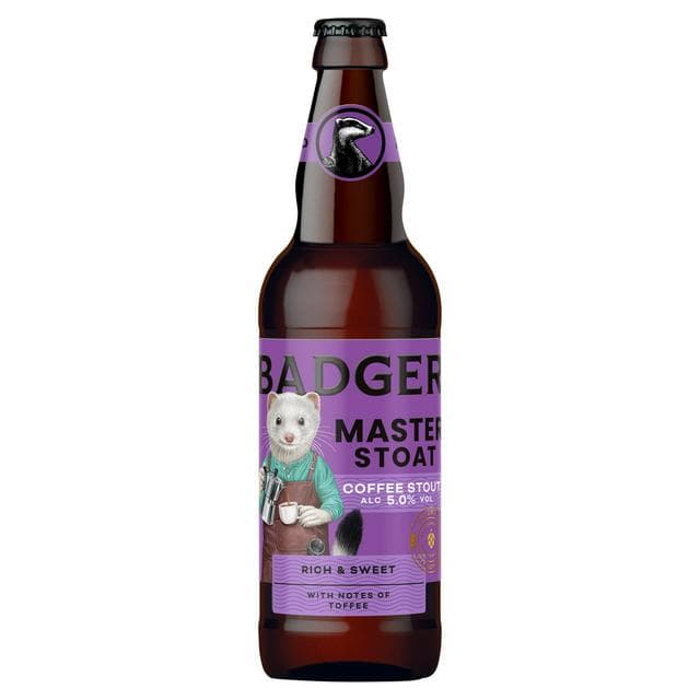 Badger Master Stoat Coffee Stout 500ml - gallery image 1