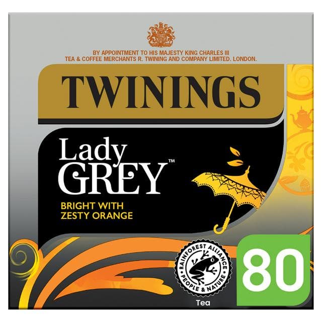 Twinings Lady Grey Teabags 200g x80 - gallery image 1