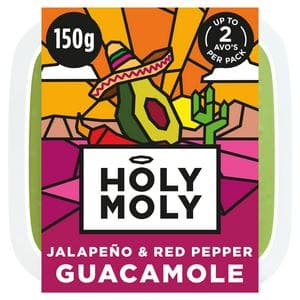 Holy Moly Guacamole Jalapeno & Red Pepper 150g