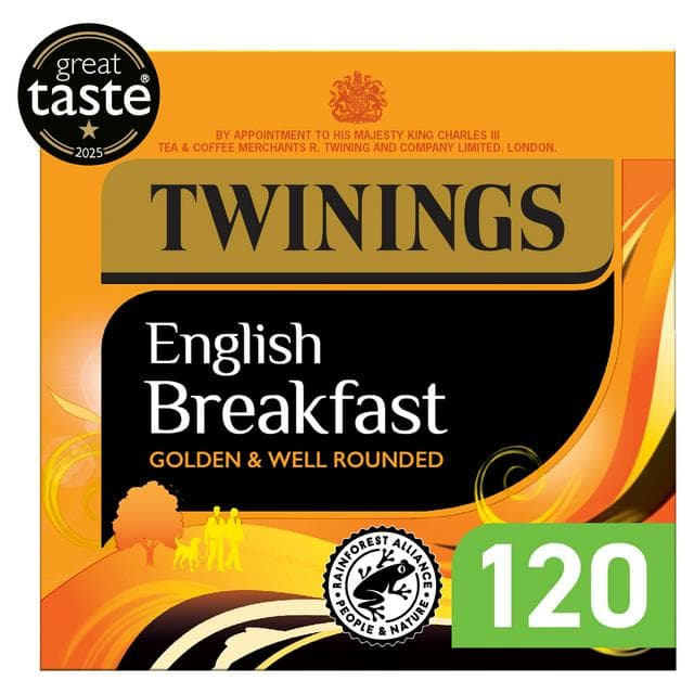 Twinings English Breakfast Plant Based Tea Bags x120 300g - gallery image 1