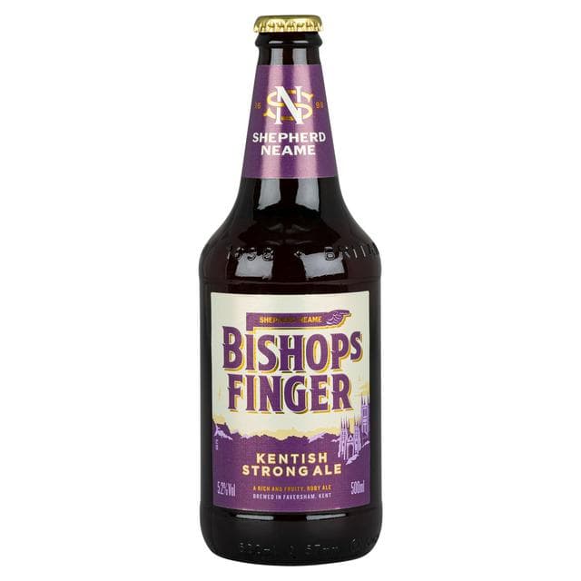 Bishops Finger Shepherd Neame Kentish Strong Ale 500ml - gallery image 1