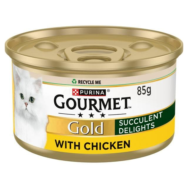 Gourmet Gold Succulent Delights Chicken Wet Cat Food 85g - gallery image 1