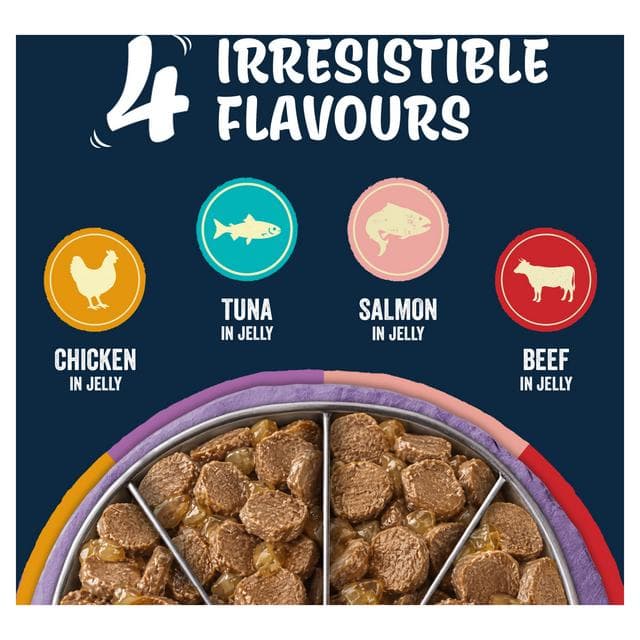 Felix Deliciously Sliced Mixed Selection in Jelly Wet Cat Food 12 x 80g - gallery image 2