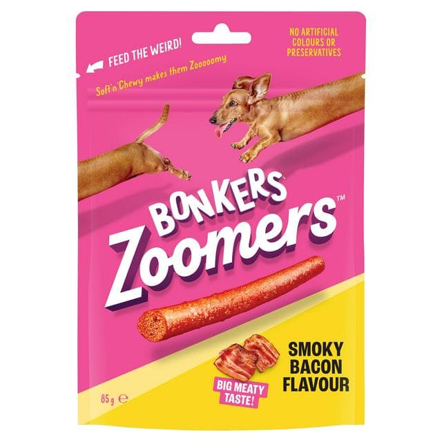 Bonkers Zoomers Smoky Bacon Flavour 85g - gallery image 1