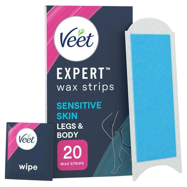 Veet Expert Cold Wax Strip Legs Sensitive x20 - gallery image 1
