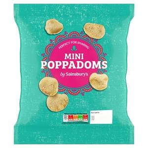 Sainsbury's Mini Poppadoms 70g