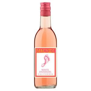 Barefoot White Zinfandel Rose Wine 18.7cl