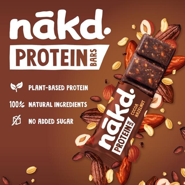 Nakd Cocoa Hazelnut Protein Bar 45g - gallery image 2