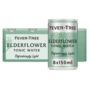 Fever-Tree Light Elderflower Tonic Water 8x150ml