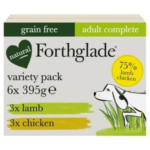 Forthglade Variety Pack Complete Meal Adult Dog Food 1 Year+ 6x395g