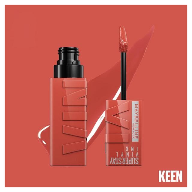 Maybelline SuperStay Vinyl Ink Long Lasting Liquid Lipstick Shine Finish 125 Keen - gallery image 2