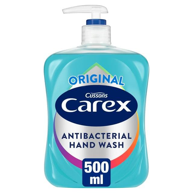 Carex 500ml Original Antibacterial Gentle & Effective Liquid Hand Wash - gallery image 1