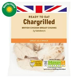 Sainsbury's Chargrilled Chicken Breast Chunks 80g