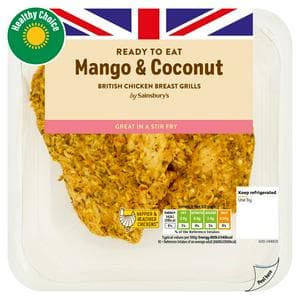 Sainsbury's Mango & Coconut British Chicken Grills 180g (Ready to Eat)