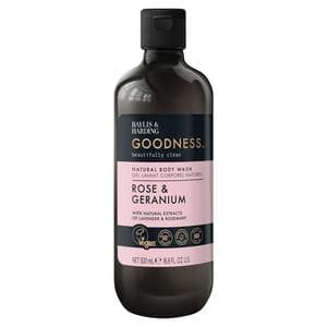Baylis & Harding Goodness Rose & Geranium Natural Body Wash 500ml