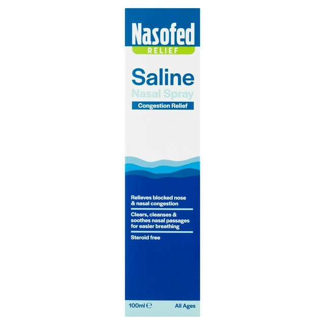 Nasofed Relief Saline Nasal Spray All Ages 100ml - gallery image 1