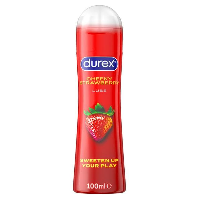 Durex Play Water Based Strawberry Lubricant Gel 100ml - gallery image 1