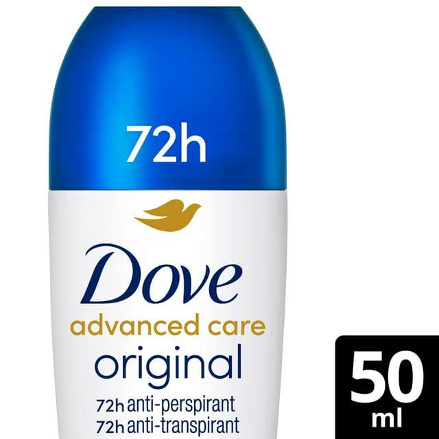 Dove Women Advanced Care 50ml Original 72h Antiperspirant Roll On Deodorant - gallery image 1