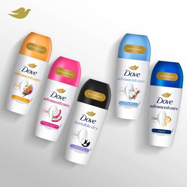 Dove Women Advanced Care 50ml Original 72h Antiperspirant Roll On Deodorant - gallery image 6