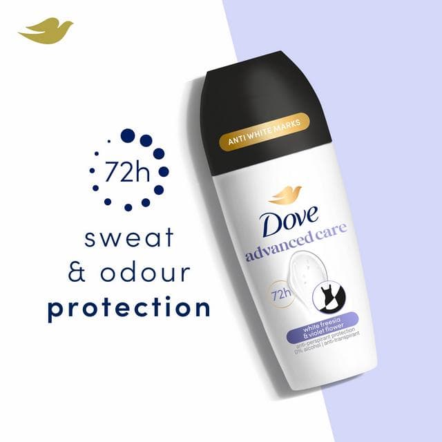 Dove Women Advanced Care 50ml Invisible Dry 72h Antiperspirant Roll On Deodorant - gallery image 3