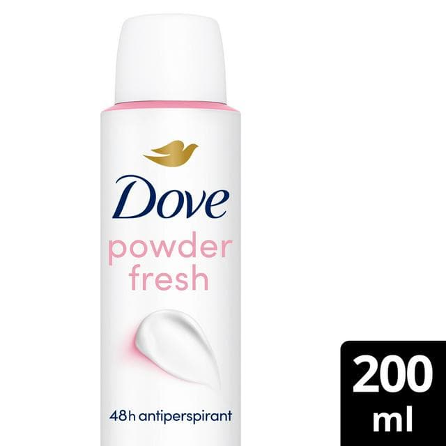 Dove Women Powder 48h Antiperspirant Deodorant 200ml - gallery image 1