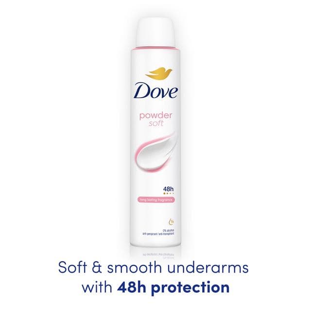 Dove Women Powder 48h Antiperspirant Deodorant 200ml - gallery image 3
